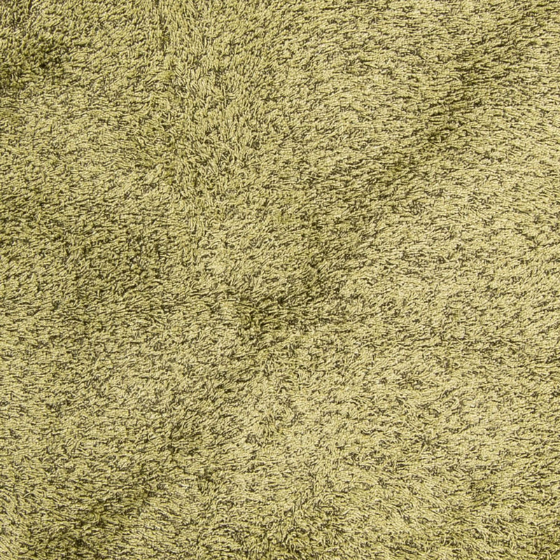 Hochflor Teppich rund  - 200 x 200 cm - olivgrün