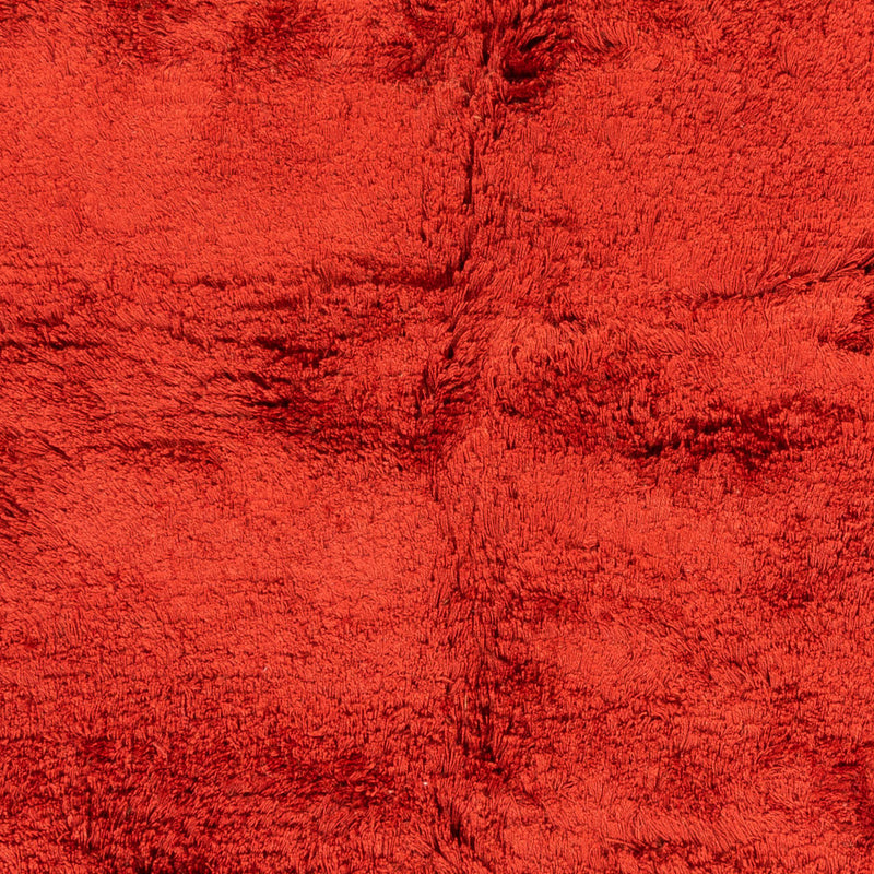Hochflor Teppich - 230 x 160 cm - rot