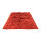 Hochflor Teppich - 230 x 160 cm - rot