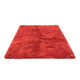 Hochflor Teppich - 200 x 140 cm - rot