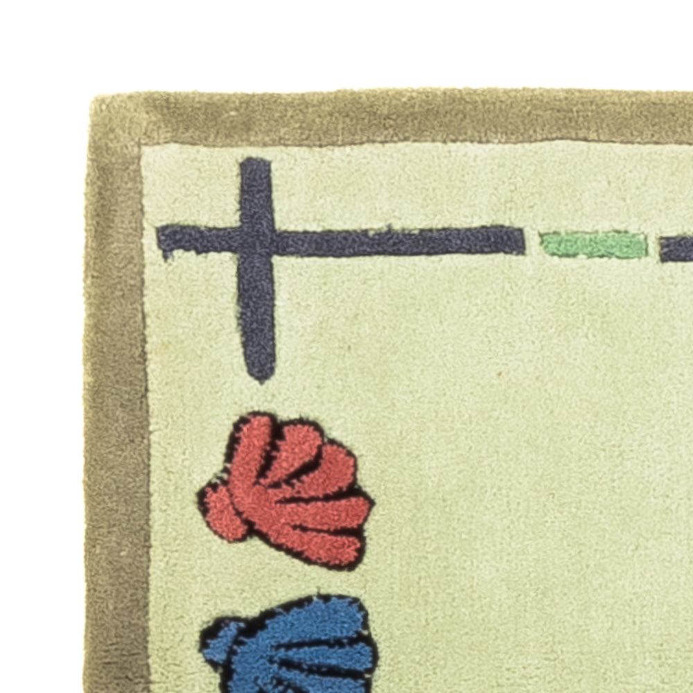 Moderner Teppich - 140 x 70 cm - beige