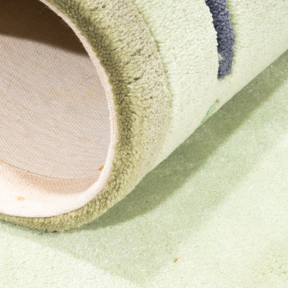 Moderner Teppich - 140 x 70 cm - beige