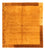 Nepal Teppich quadratisch  - 207 x 199 cm - rost