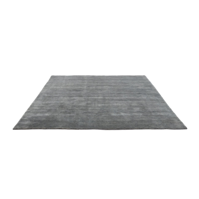 Gabbeh Teppich - Loribaft Softy quadratisch  - 250 x 250 cm - grau