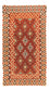 Läufer Kelim - Splash - 203 x 110 cm - rot