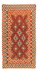 Läufer Kelim - Splash - 203 x 110 cm - rot