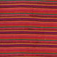 Kelim Teppich - Old quadratisch  - 240 x 238 cm - rot