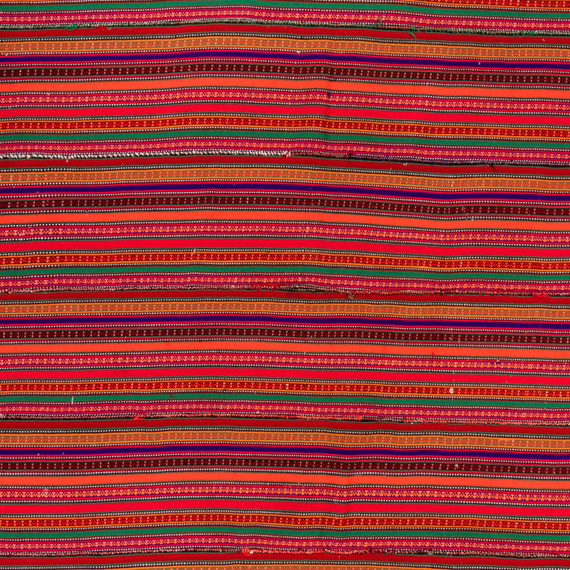 Kelim Teppich - Old quadratisch  - 240 x 238 cm - rot