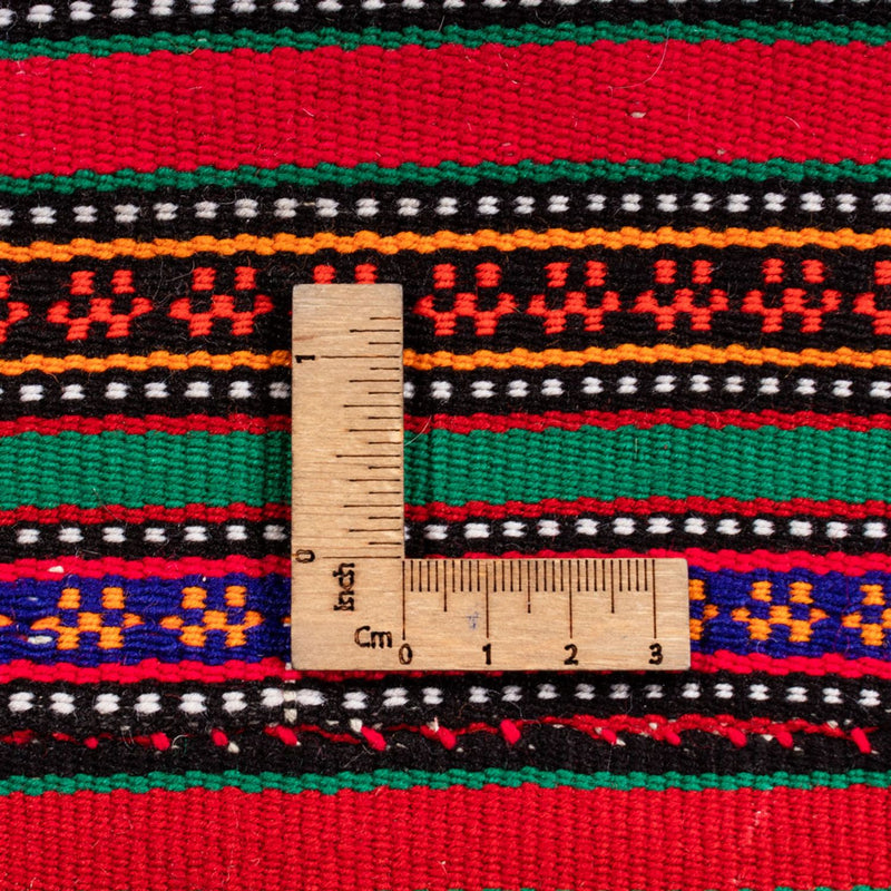 Kelim Teppich - Old quadratisch  - 240 x 238 cm - rot
