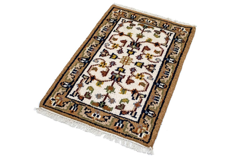 Orientteppich 90 x 60 cm - beige