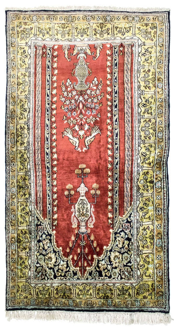 Seidenteppich - Kayseri 137 x 77 cm Teppichbrücke