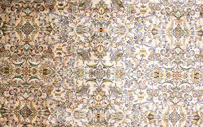 Seidenteppich - Kaschmir Seide 308 x 204 cm Teppich Wohnzimmer