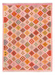 Kelim Teppich - Splash 204 x 148 cm - rosa
