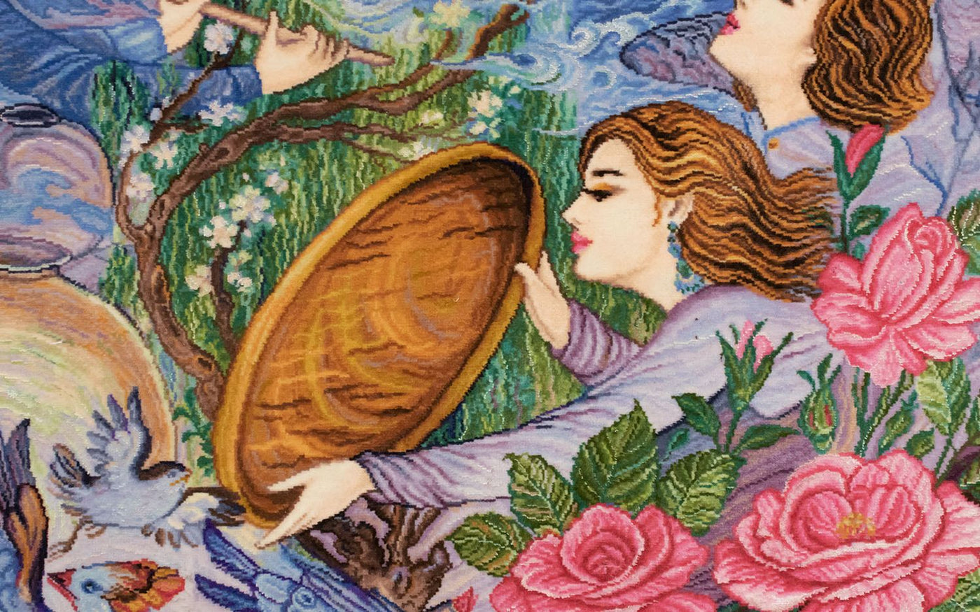 Bild-Teppich 103x70cm - Orientteppich