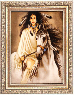 Bild-Teppich 102 x 81 cm Teppich Quadratisch