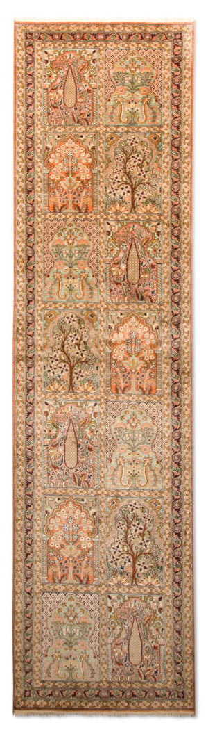 Seidenteppich - Kaschmir Seide 305 x 80 cm Teppich Läufer