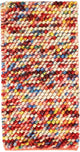 Filzkugelteppich 61 x 31 cm - bunt