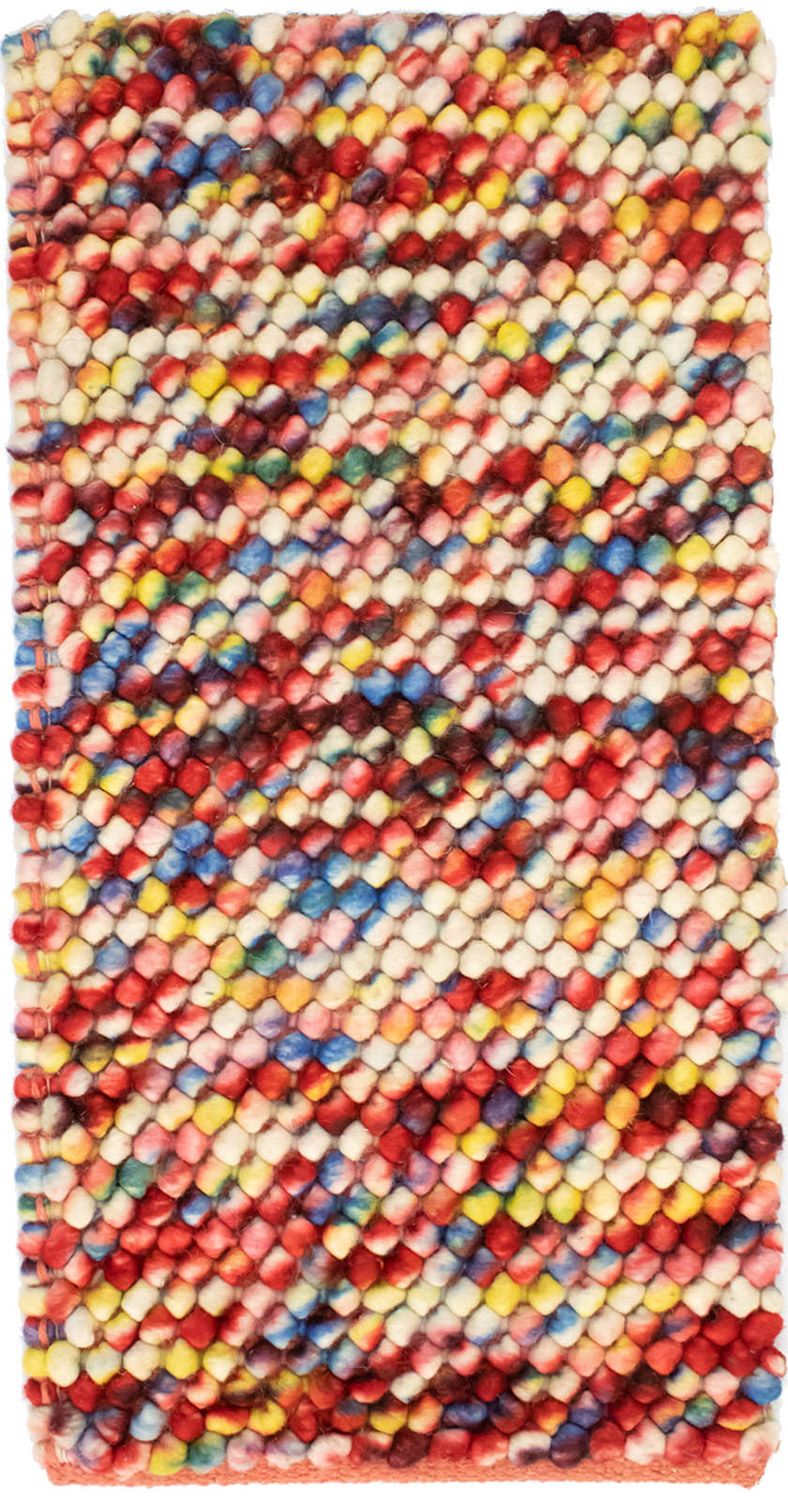 Filzkugelteppich 61 x 31 cm - bunt