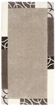 Kurzflor Teppich 150 x 80 cm Teppichbrücke