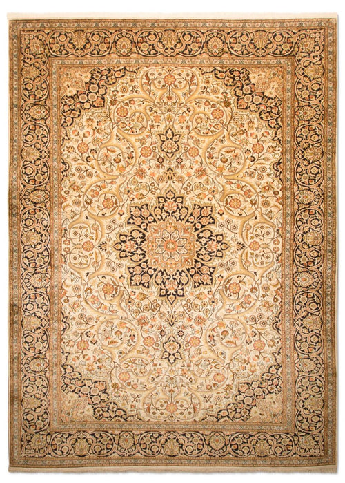 Seidenteppich - Kaschmir Seide 342 x 234 cm Wohnzimmer Teppich