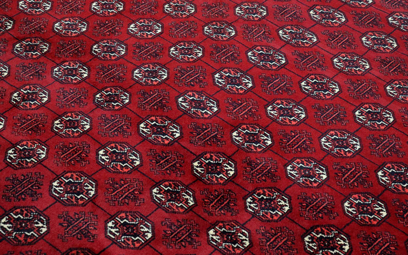 Afghan Teppich - Buchara 390 x 297 cm - rot