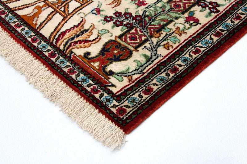 Seidenteppich - Ghom Seide - Premium 77 x 57 cm Fußmatte