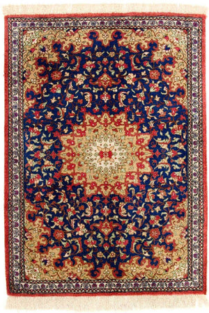 Seidenteppich - Ghom Seide - Premium 75 x 56 cm Fußmatte