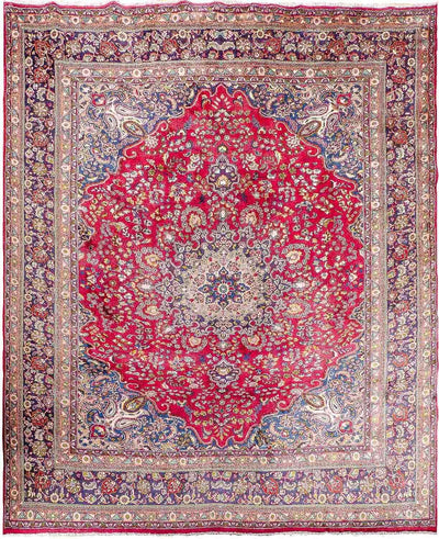Maschad Teppich 298x396cm - Perserteppich - rot
