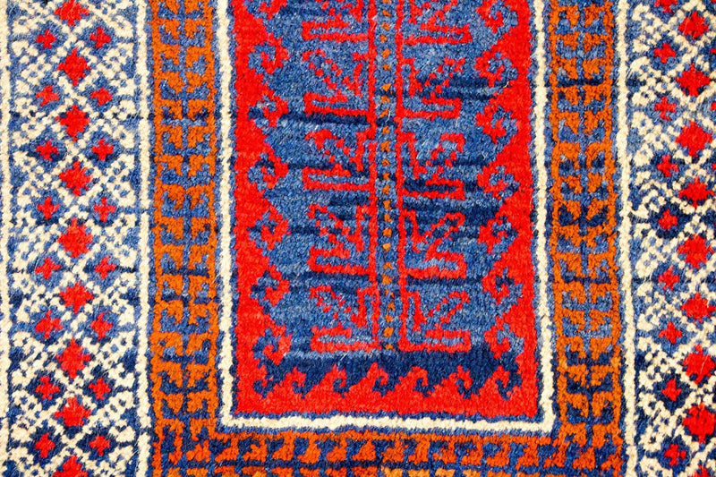 Belutsch Teppich 125 x 79 cm - rot