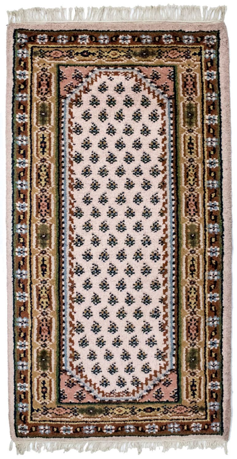 Wollteppich 137 x 74 cm Teppichbrücke