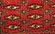 Turkaman Teppich 100 x 50 cm - rot