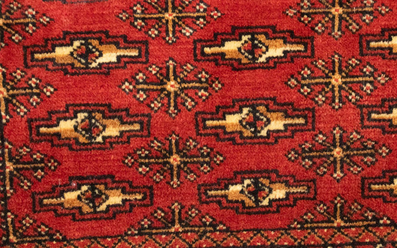 Turkaman Teppich 100 x 50 cm - rot