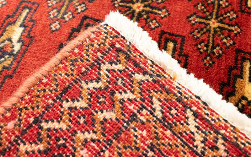 Turkaman Teppich 100 x 50 cm - rot