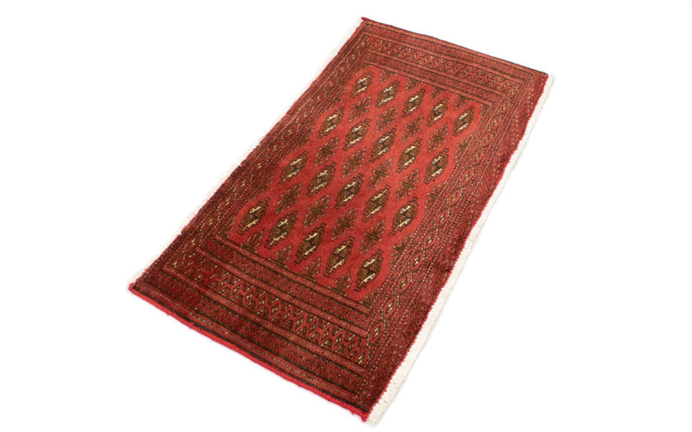 Turkaman Teppich 100 x 50 cm - rot