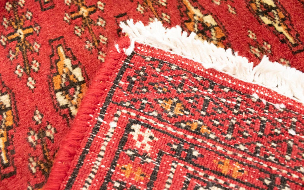Turkaman Teppich 100 x 50 cm - rot