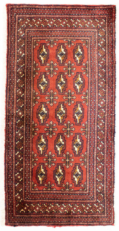 Turkaman Teppich 50x100cm - Orientteppich