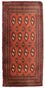 Turkaman Teppich 100 x 50 cm - rost