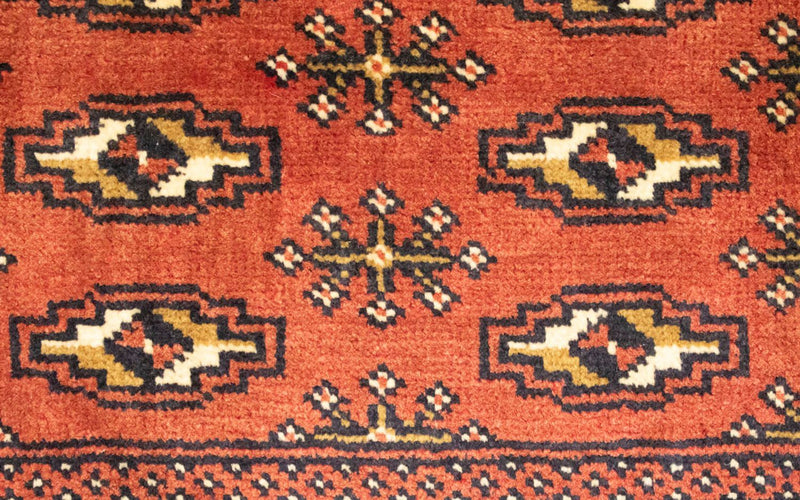 Turkaman Teppich 100 x 50 cm - rost