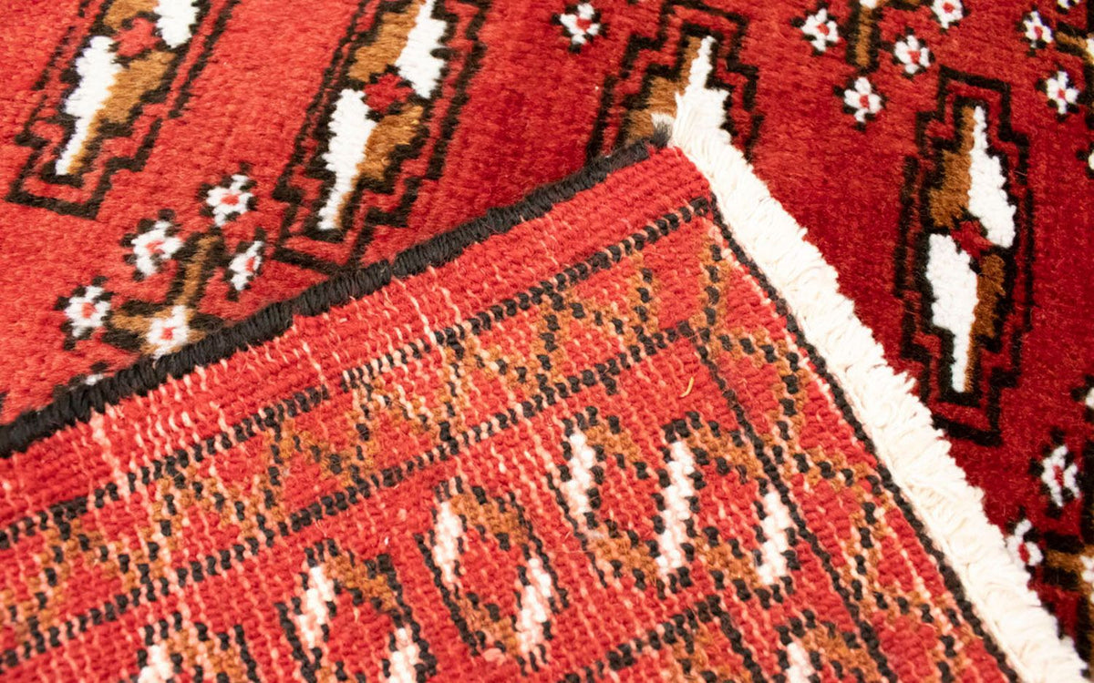 Turkaman Teppich 100 x 50 cm - rot