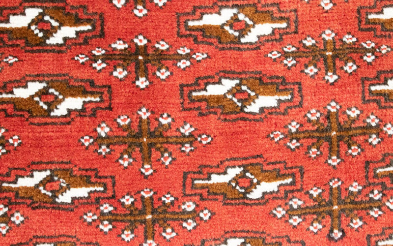 Turkaman Teppich 100 x 50 cm - rot