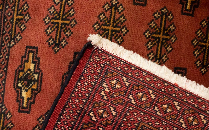 Turkaman Teppich 130 x 60 cm - rost
