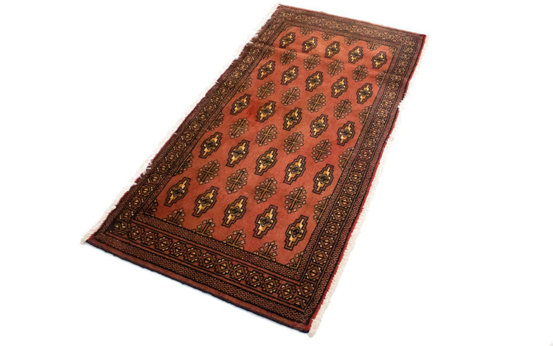 Turkaman Teppich 130 x 60 cm - rost