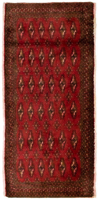 Turkaman Teppich 130 x 60 cm - rot