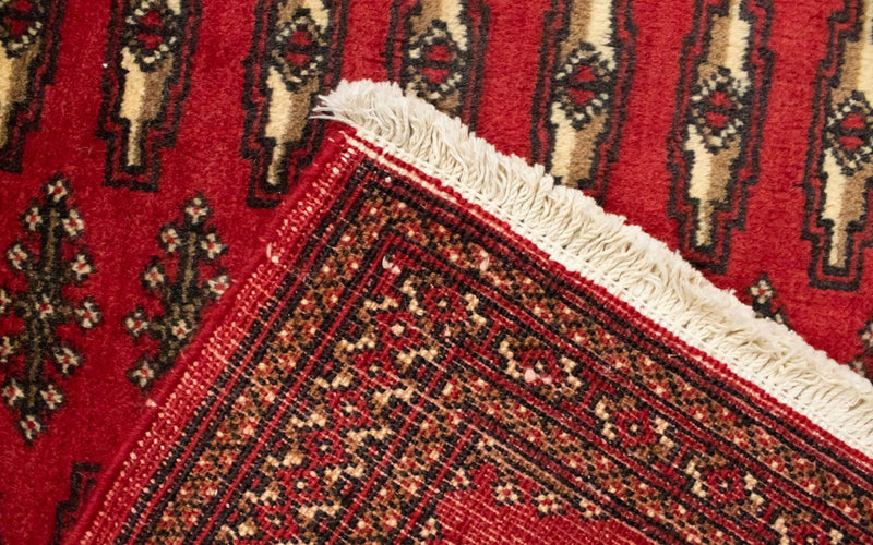 Turkaman Teppich 130 x 60 cm - rot