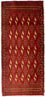 Turkaman Teppich 130 x 60 cm - rot