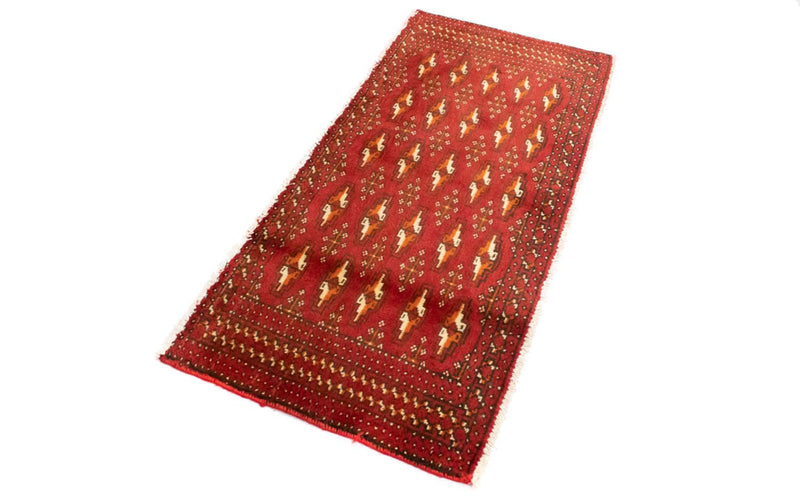 Turkaman Teppich 130 x 60 cm - rot