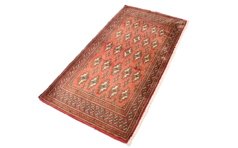 Turkaman Teppich 130 x 60 cm - rost