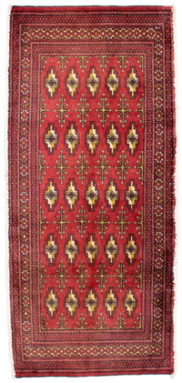Turkaman Teppich 130 x 60 cm - rot