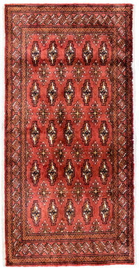 Turkaman Teppich 130 x 60 cm - rost