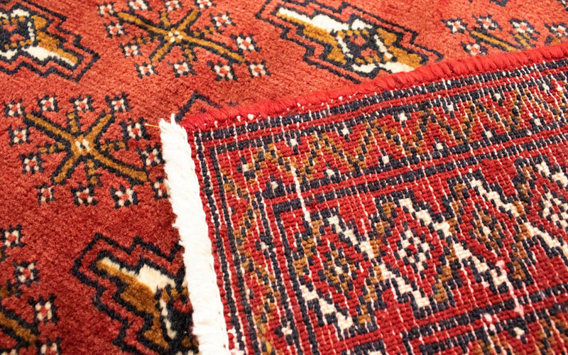 Turkaman Teppich 130 x 60 cm - rost